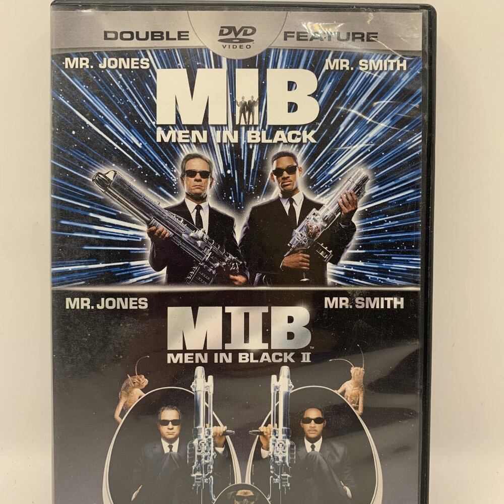 Men in Black 1&2 (DVD) Rated PG Sony Pictures Widescreen Will Smith